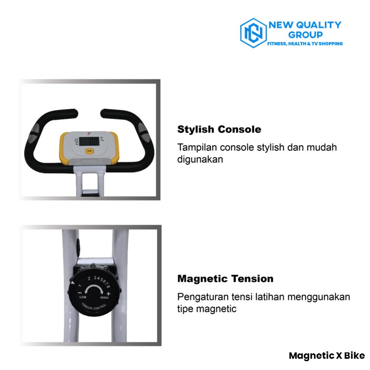 IREBORN - New Alat Olahraga Fitness Gym Static Bike Sepeda Statis iReborn Virtu Magnetic X Bike - Image 2
