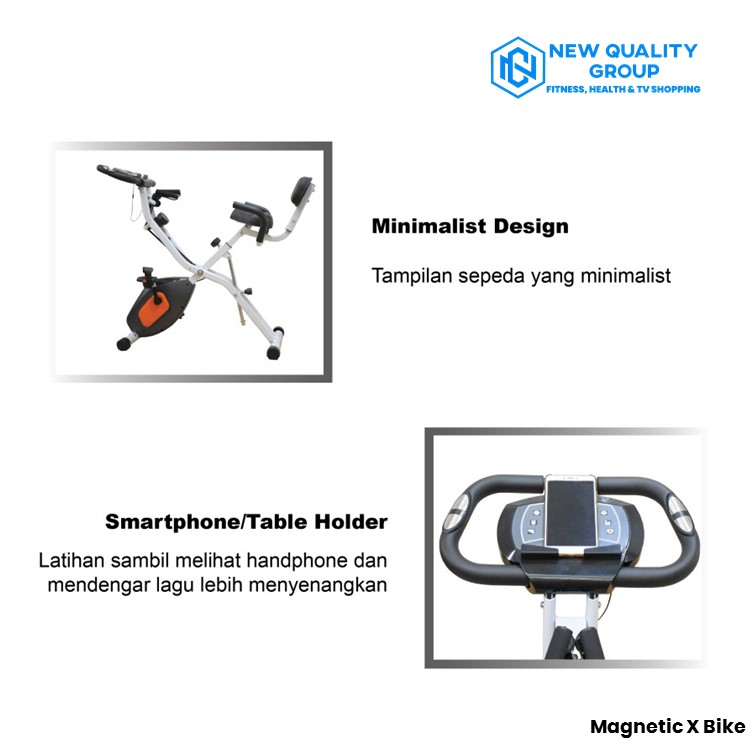 IREBORN - New Alat Olahraga Fitness Gym Sepeda Statis iReborn Costa Magnetic X Static Bike - Image 2