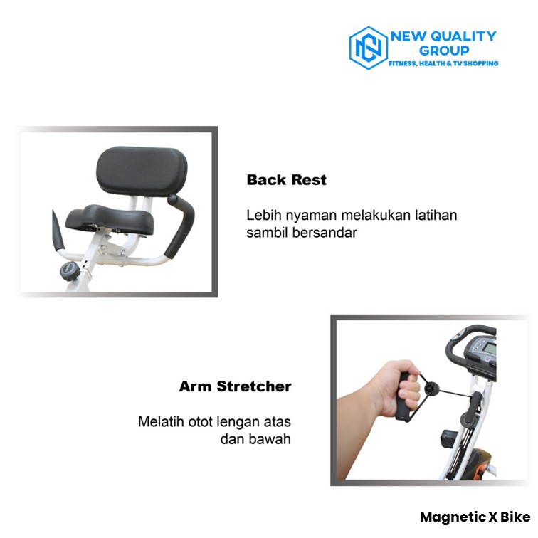 IREBORN - New Alat Olahraga Fitness Gym Sepeda Statis iReborn Costa Magnetic X Static Bike - Image 3
