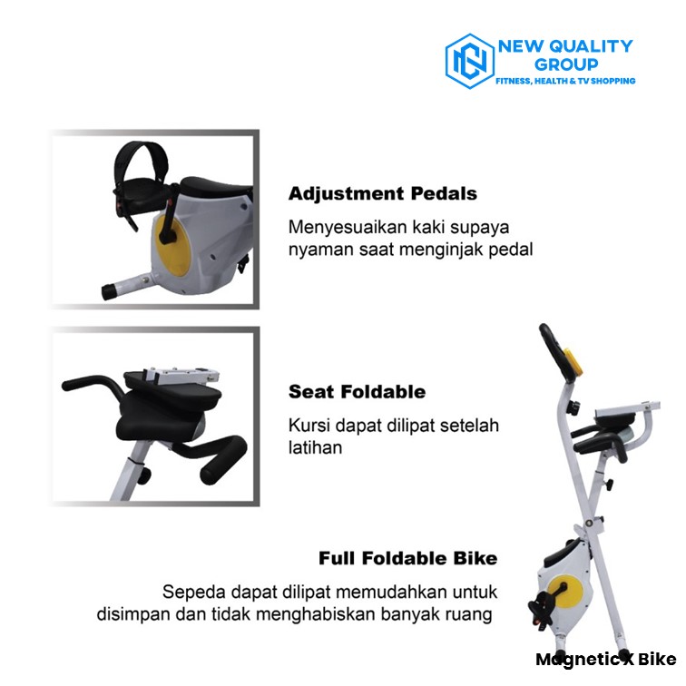 IREBORN - New Alat Olahraga Fitness Gym Static Bike Sepeda Statis iReborn Virtu Magnetic X Bike - Image 4