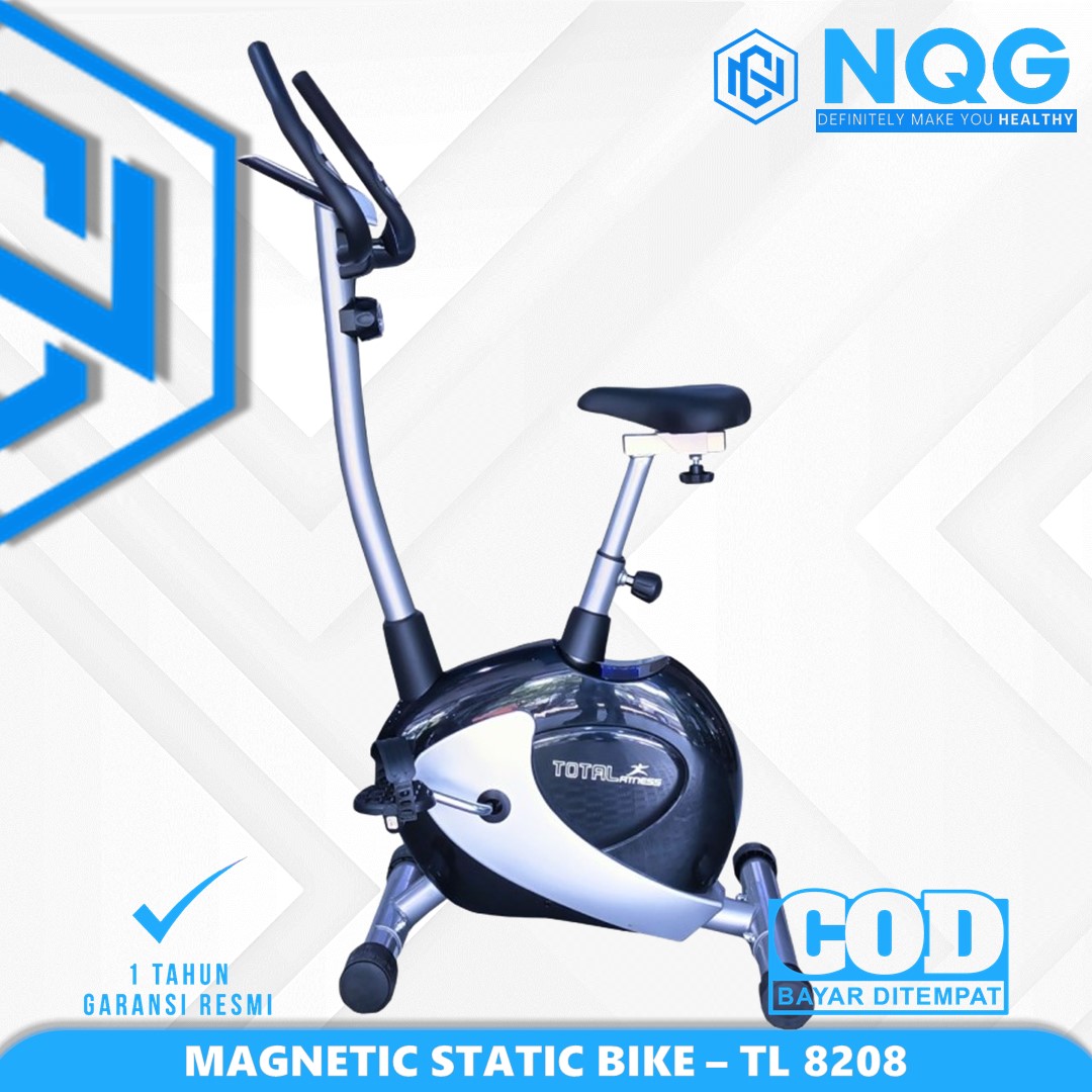 TOTAL GYM - New Alat Olahraga Gym Sepeda Statis Fitness Total TL 8208 RC Magnetic Static Bike Cardio