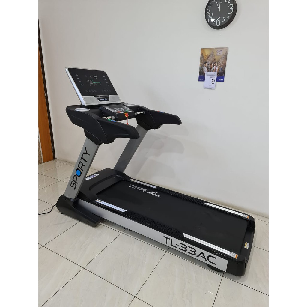 TOTAL GYM - New Alat Olahraga Fitness Gym Walking Pad Big Treadmill Listrik Elektrik Total TL 33 AC Auto Incline - Image 7