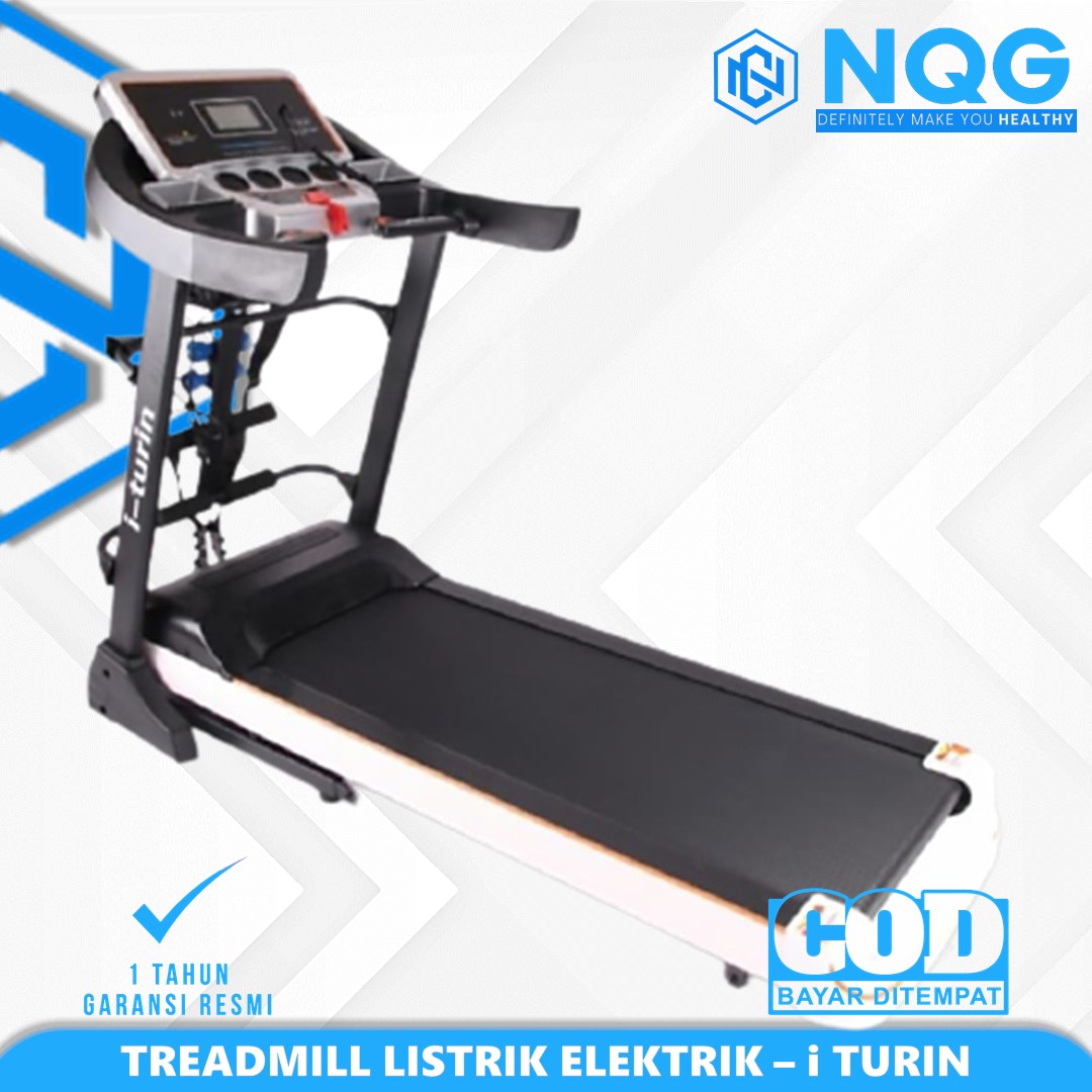 IREBORN - New Alat Olahraga Fitness Gym Walking Pad Treadmill Listrik iReborn i Turin M5 Auto Incline