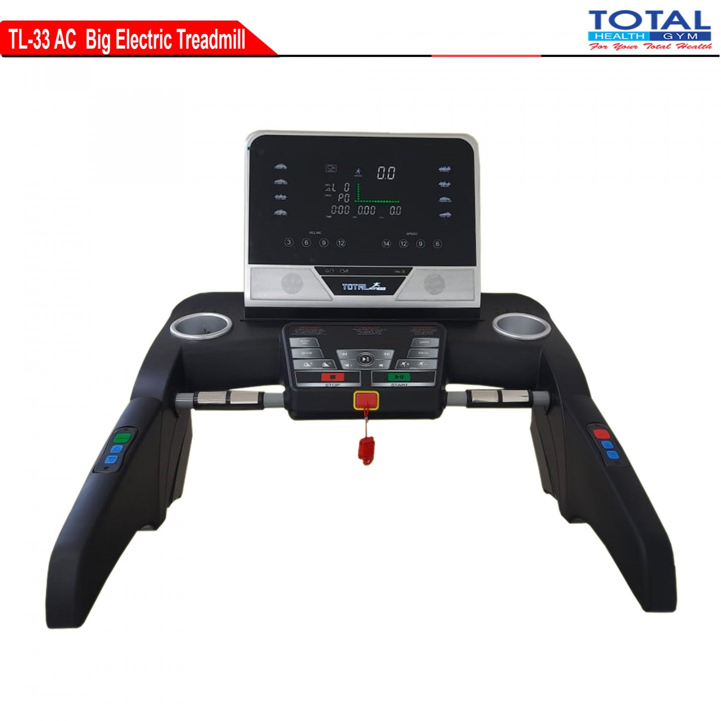 TOTAL GYM - New Alat Olahraga Fitness Gym Walking Pad Big Treadmill Listrik Elektrik Total TL 33 AC Auto Incline - Image 9