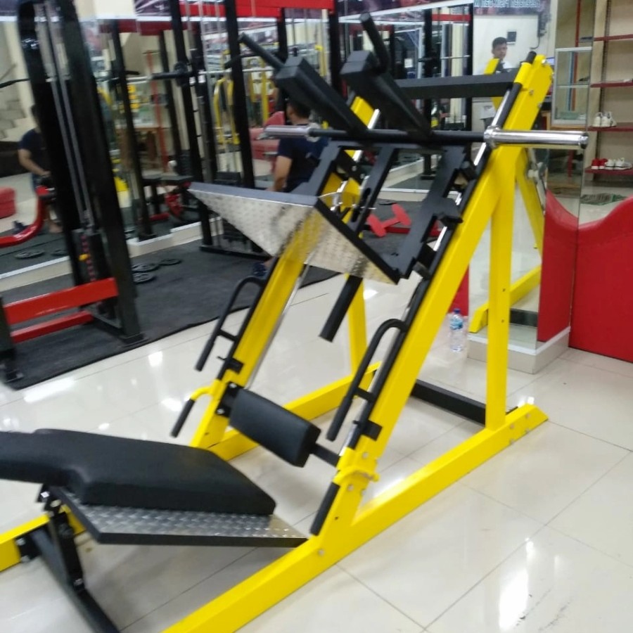 LIFESPORTS - New Alat Olahraga Fitness Gym Angled Leg Press Machine Komersial - Image 4
