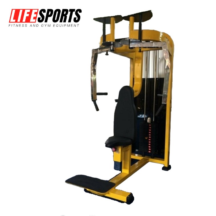 LIFESPORTS - New Alat Olahraga Fitness Gym Butterfly Peck Deck And Back Machine 2in1 Commercial Use Plus Beban - Image 3