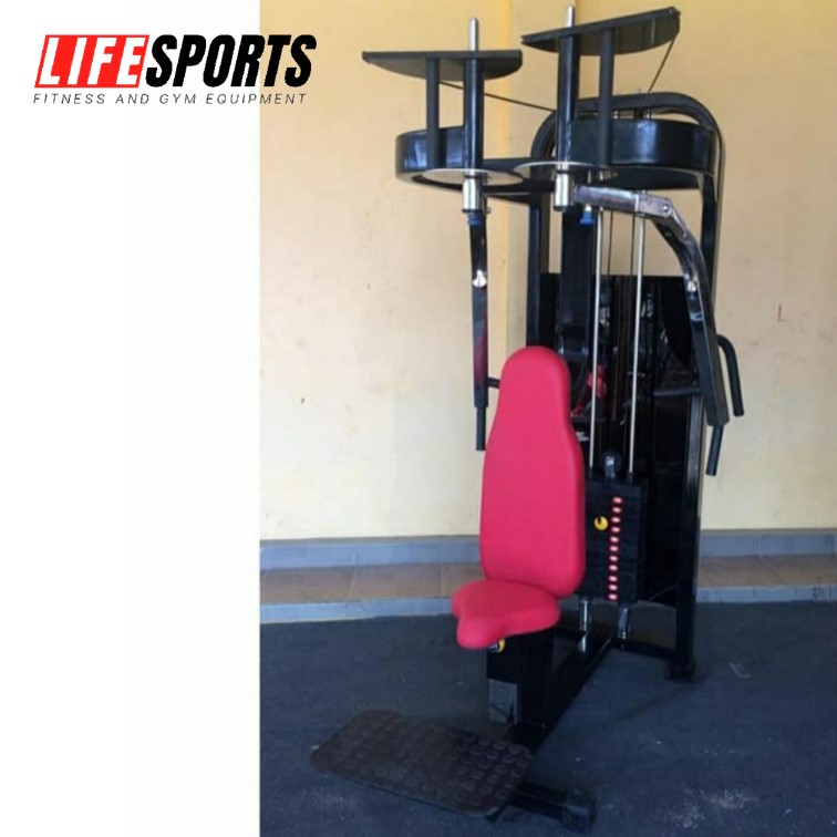 LIFESPORTS - New Alat Olahraga Fitness Gym Butterfly Peck Deck And Back Machine 2in1 Commercial Use Plus Beban - Image 4