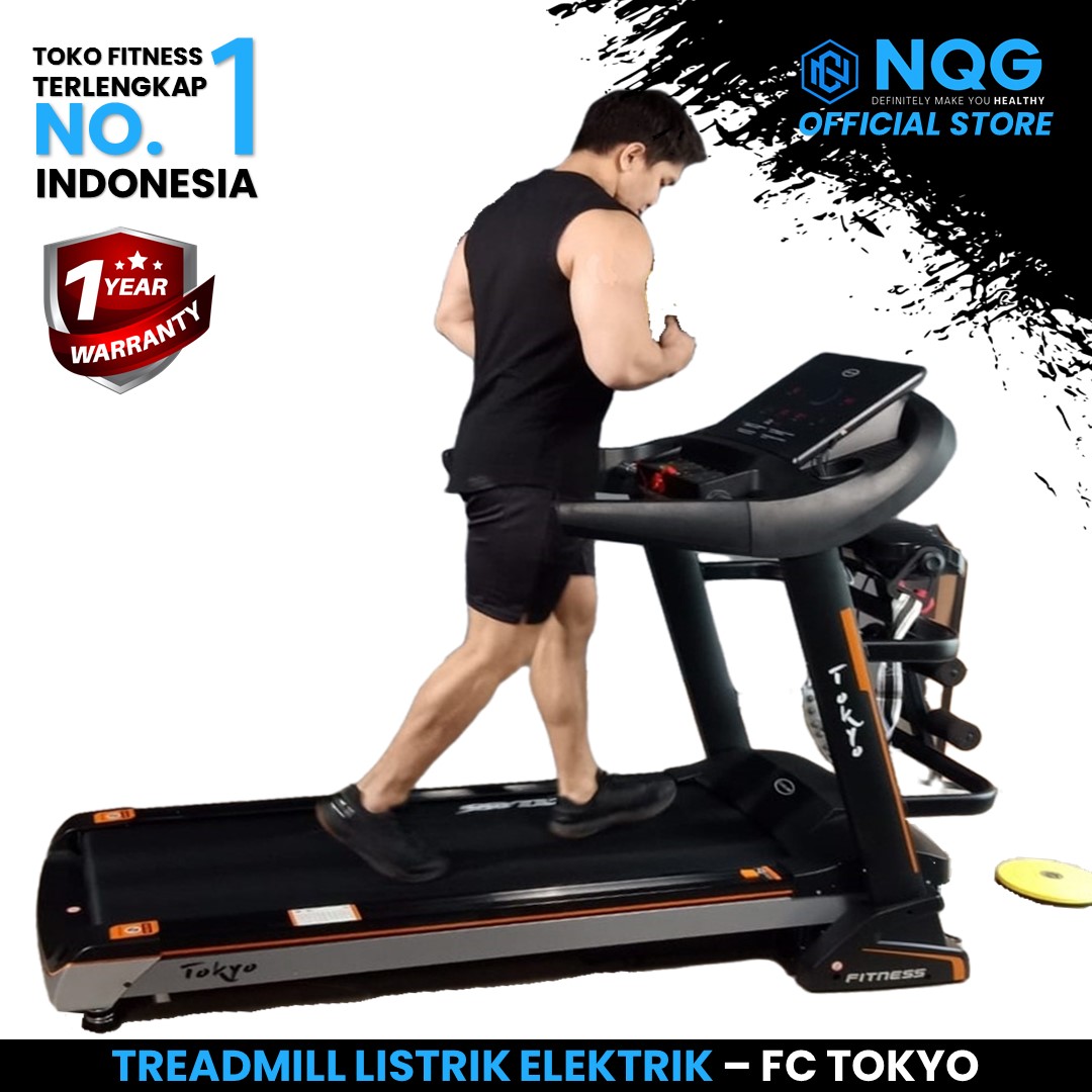 FC - New Alat Olahraga Gym Fitness Walking Pad Treadmill Listrik Elektrik FC TOKYO Auto Incline - Image 2