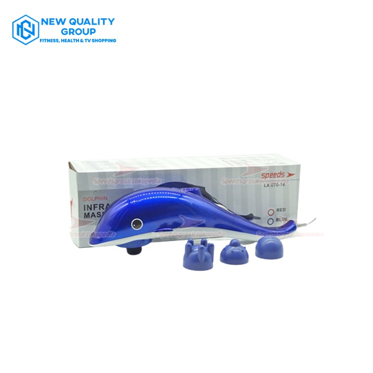 NQG - New Alat Olahraga Fitness Gym Alat Pijat Dolphin Massager Alat Pijat Infrared Massager 3in1 - Image 2