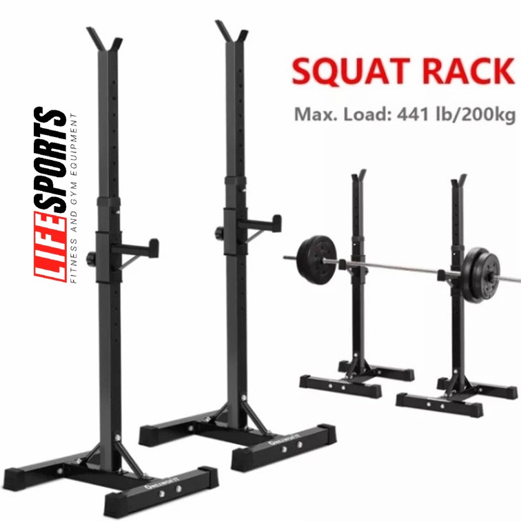 LIFESPORTS - New Alat Olahraga Fitness Gym Squat Rack Bench BM Original - Image 5