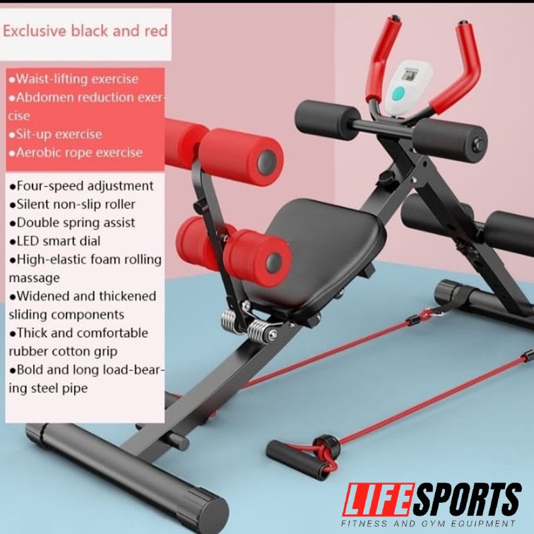LIFESPORTS - New Alat Olahraga Fitness Gym Abdominal Coaster Ab Coaster Original Pengecil Perut - Image 6