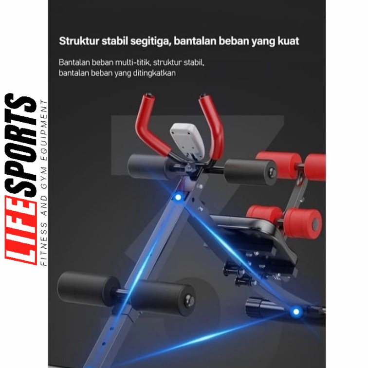 LIFESPORTS - New Alat Olahraga Fitness Gym Abdominal Coaster Ab Coaster Original Pengecil Perut - Image 10