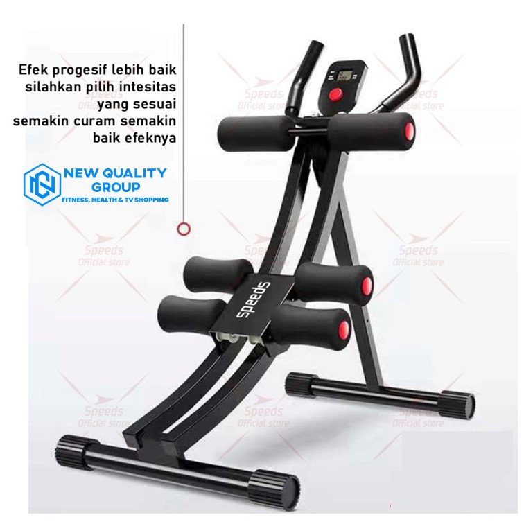 LIFESPORTS - New Alat Olahraga Fitness Gym Alat Latihan Perut Abdominal Coaster AB Coaster Speeds Pengecil Perut Original Lifesports - Image 10