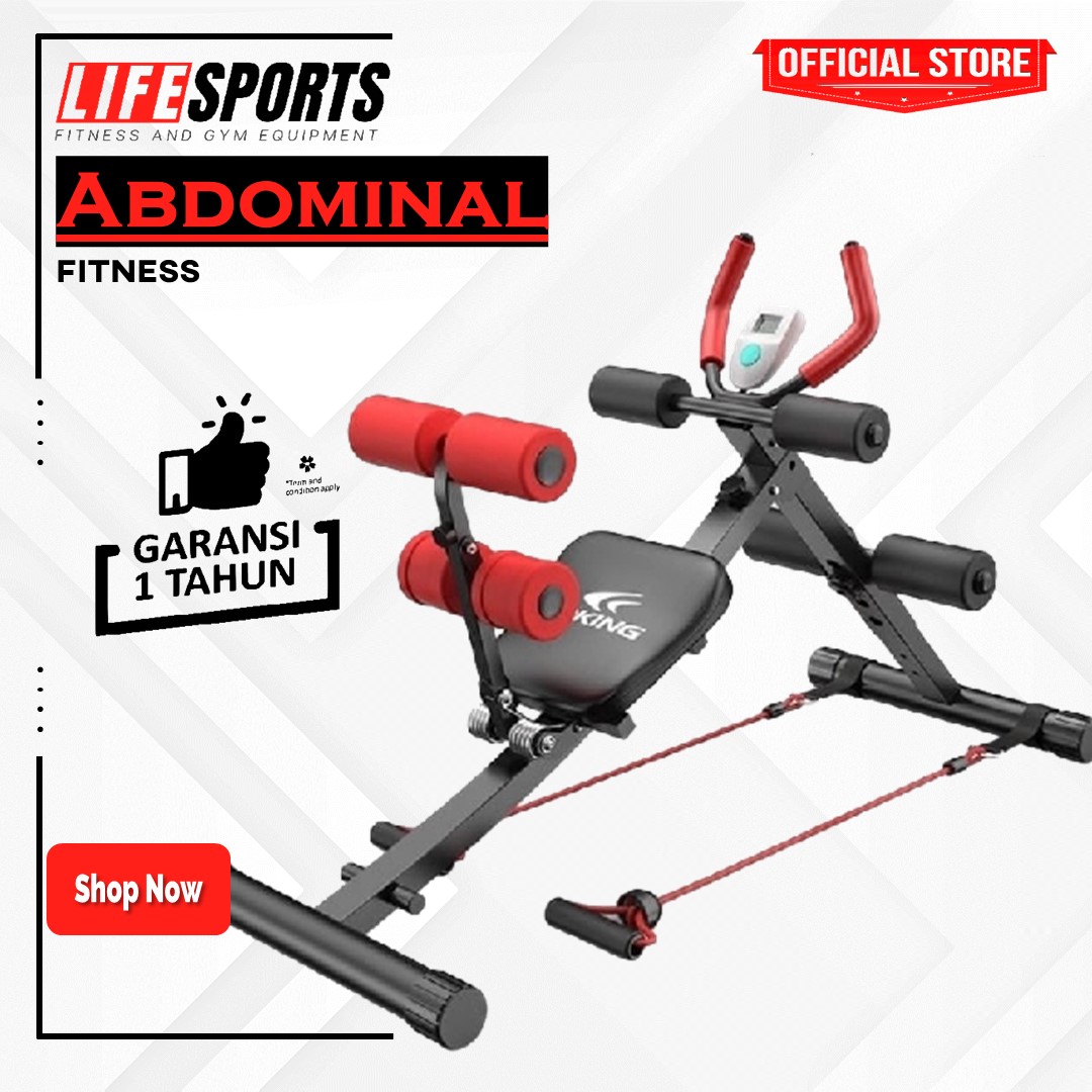LIFESPORTS - New Alat Olahraga Fitness Gym Abdominal Coaster Ab Coaster Original Pengecil Perut - Image 2