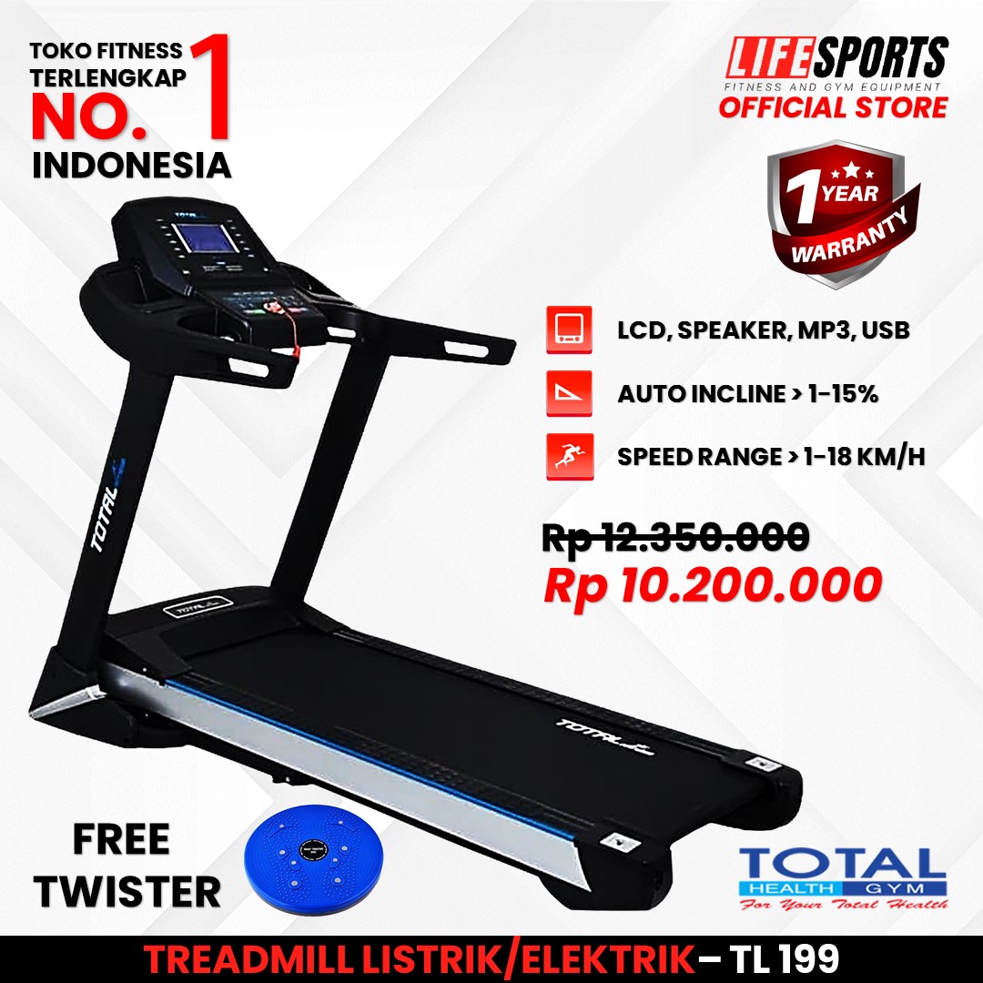 TOTAL GYM - PAKET GYM IMPORT ORIGINAL (paket mini gym original import) TOTAL - Image 4