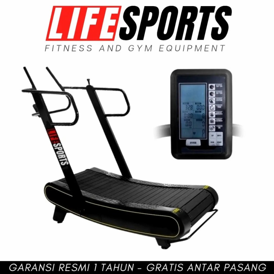 LIFESPORTS - New Alat Olahraga Fitness Sport Gym Smart Walking Pad Treadmill Curve Manual Lifesports Import - Image 2
