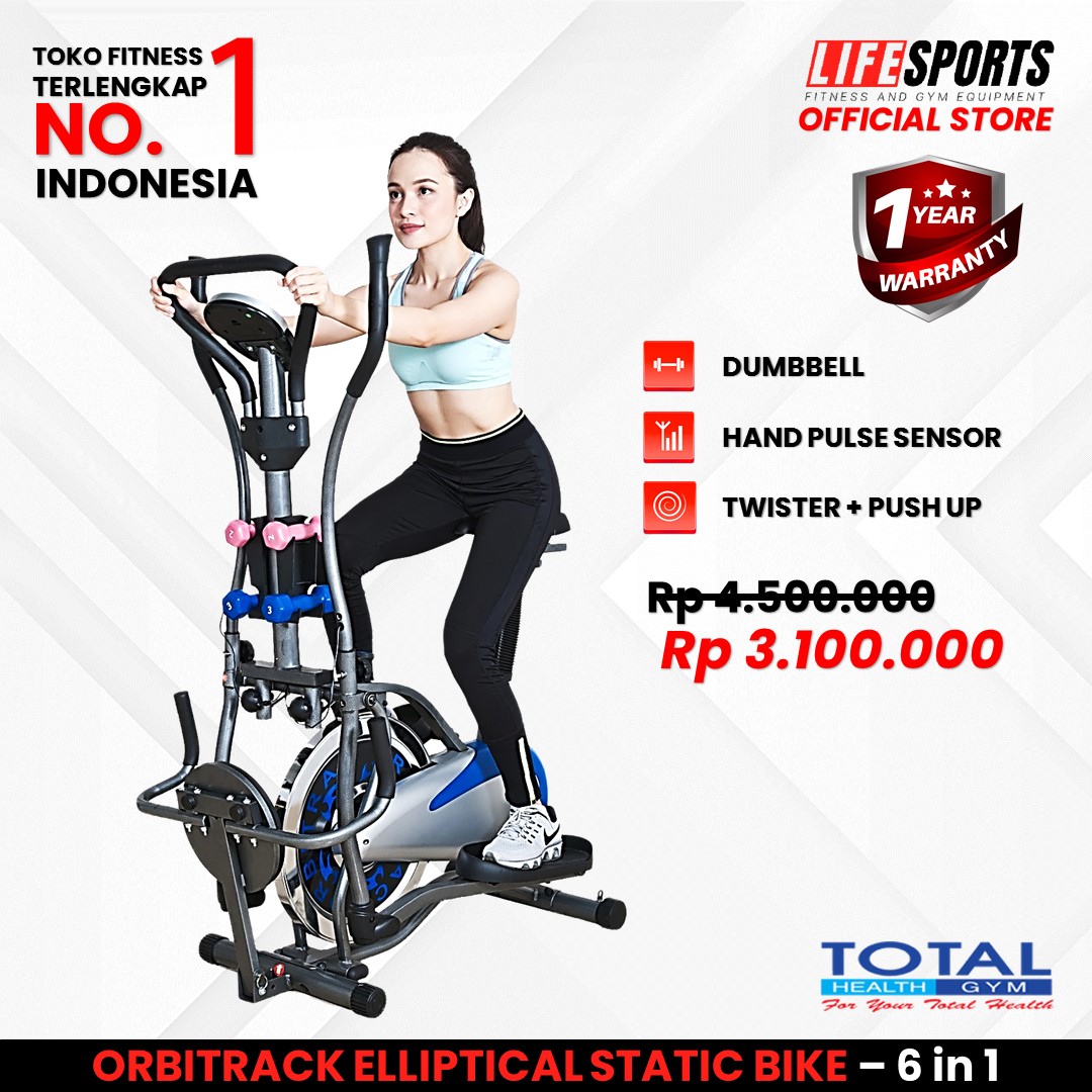 TOTAL GYM - PAKET GYM IMPORT ORIGINAL (paket mini gym original import) TOTAL - Image 7