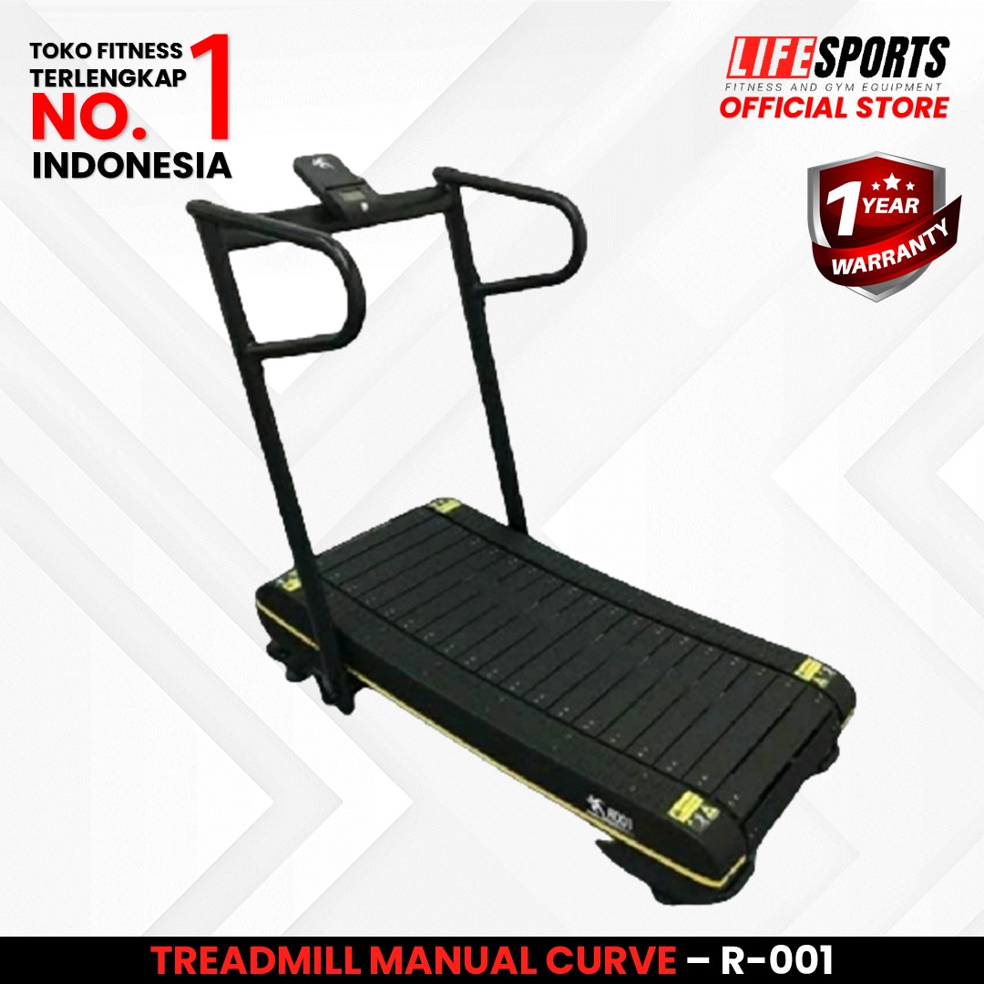 LIFESPORTS - New Alat Olahraga Fitness Sport Gym Smart Walking Pad Mid Treadmill Curve Manual Lifesports Import R-001 - Image 8