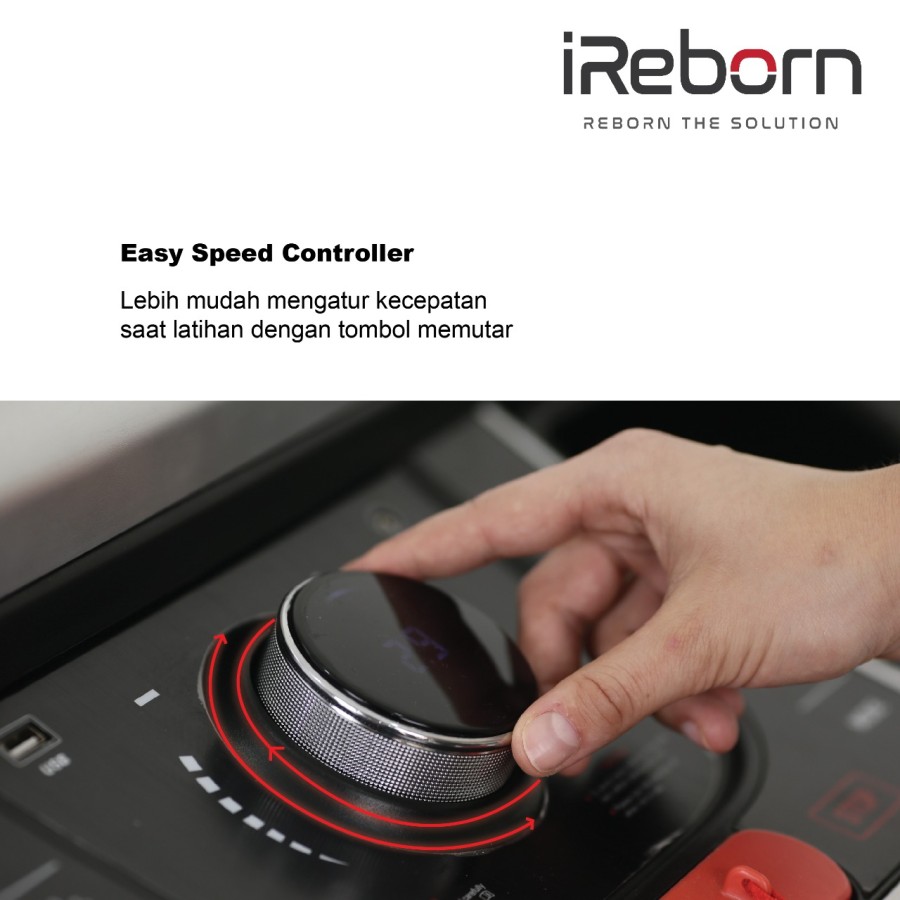 IREBORN - New Alat Olahraga Fitness Gym Treadmill Listrik Elektrik Commercial iReborn X8 Auto Incline - Image 6