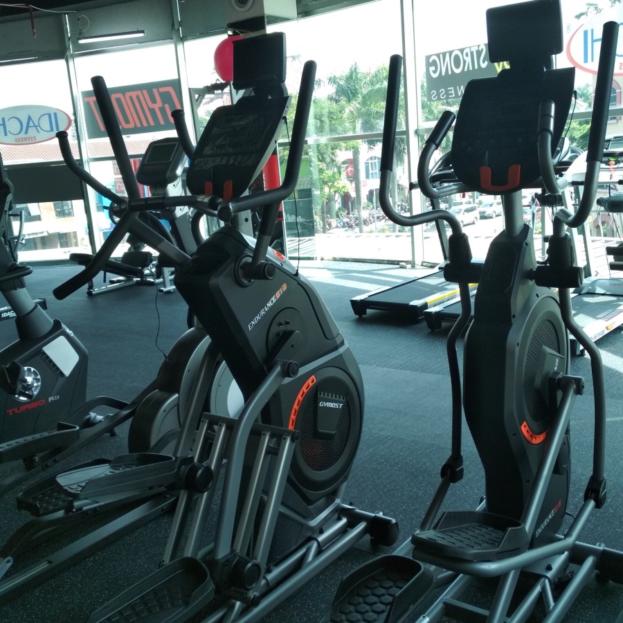 NQG - New Alat Olahraga Fitness Sport Gym Alat Fitness Stepper Bike ID E15 Elliptical Static Bike Gymost Idachi - Image 8