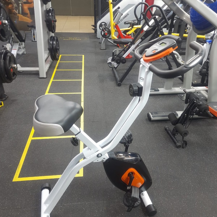 NQG - New Alat Olahraga Fitness Sport Gym Alat Fitness Sepeda Statis X-Bike Magnetic Bike ID 660 - Image 5