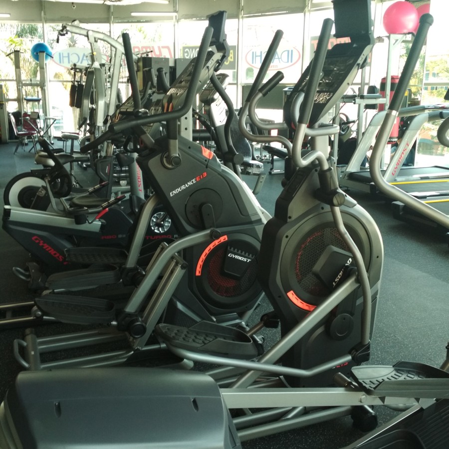 NQG - New Alat Olahraga Fitness Sport Gym Alat Fitness Stepper Bike ID E15 Elliptical Static Bike Gymost Idachi - Image 5