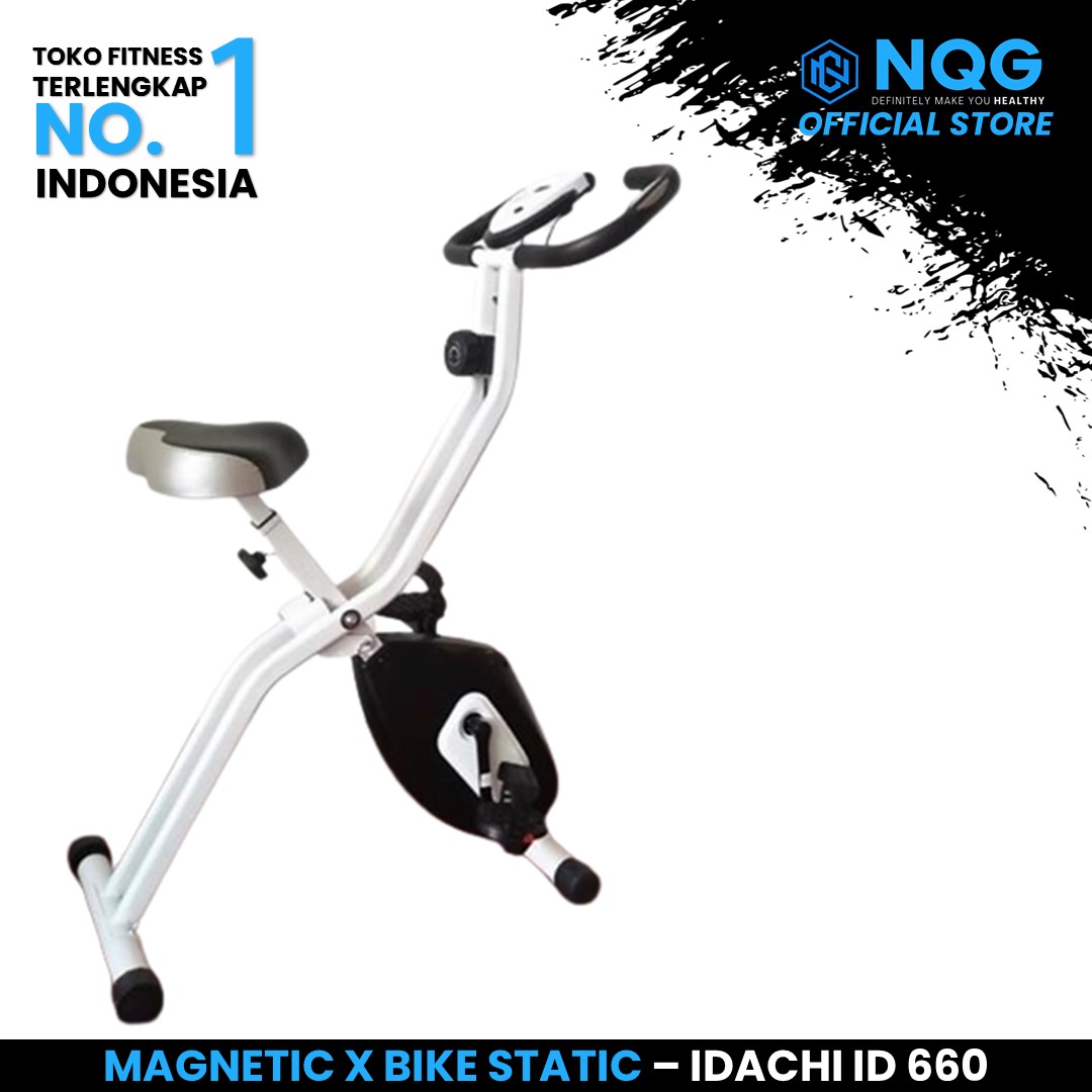 NQG - New Alat Olahraga Fitness Sport Gym Alat Fitness Sepeda Statis X-Bike Magnetic Bike ID 660 - Image 2