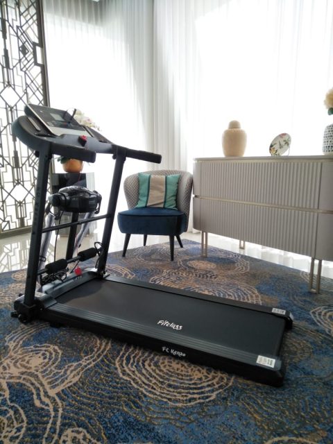 FC - New Alat Olahraga Gym Fitness Walking Pad Treadmill Listrik Elektrik FC KENZO - Image 5