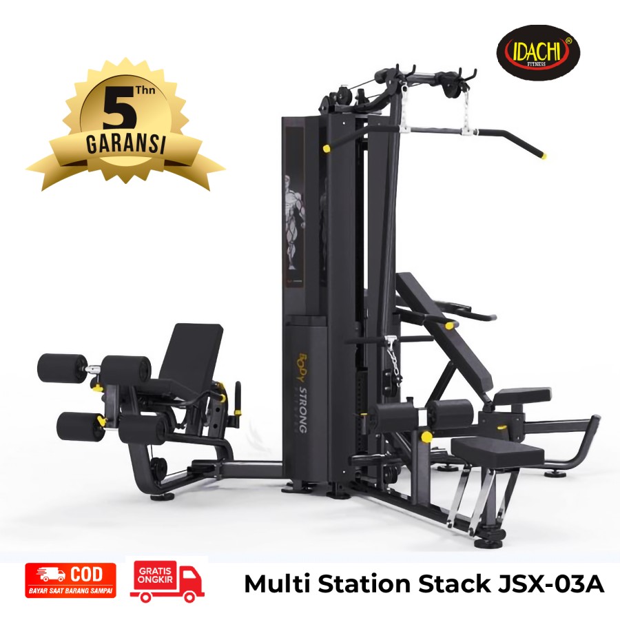 NQG - New Alat Olahraga Fitness Sport Gym Alat Fitness JSX-03A Stack Multi Station Body Strong Idachi - Image 5
