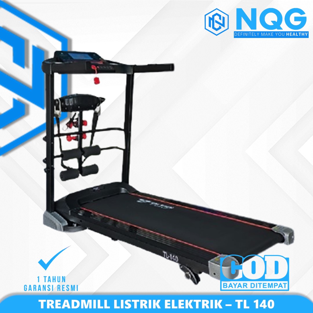 TOTAL GYM - New Alat Olahraga Fitness Gym Walking Pad Treadmill Listrik Elektrik Total TL 140