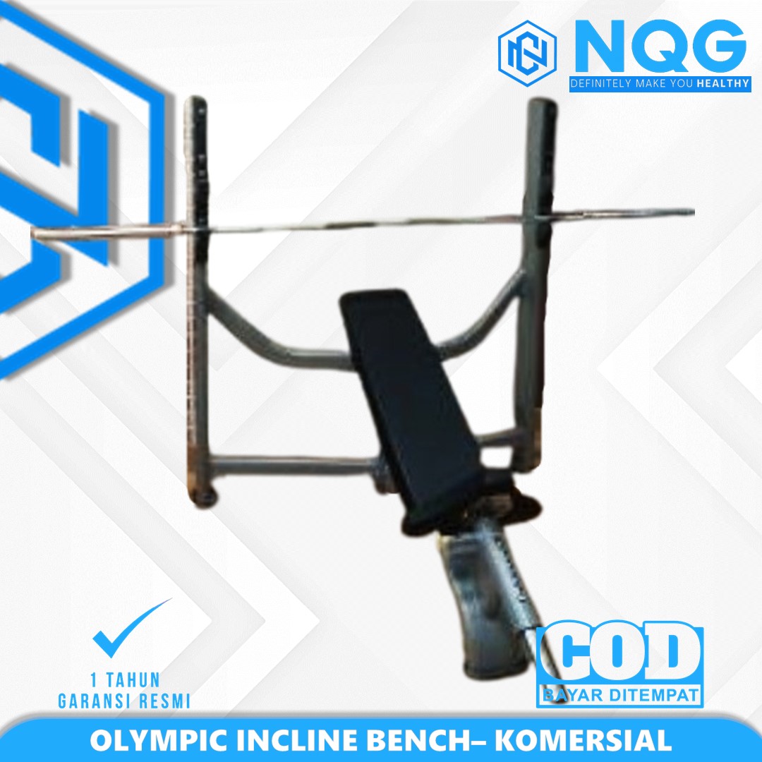 TOTAL GYM - New Alat Olahraga Olympic Incline Bench Machine Komersial